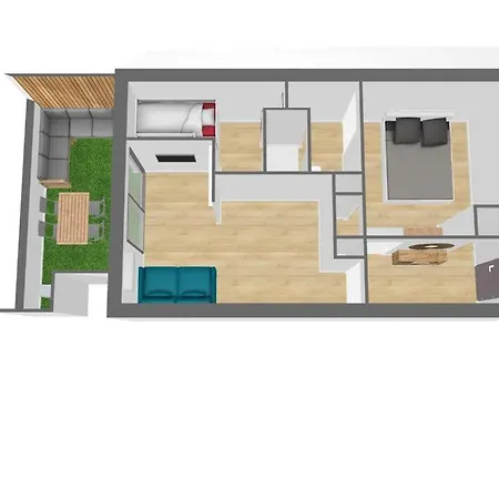 L'appart Ideal Famille, Terrasse, Piscine, Apartment *